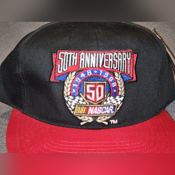 1998 NASCAR 50th Anniversary Logo Hat, New With Tags, Wiston Cup Series, Cap - Picture 3 of 7